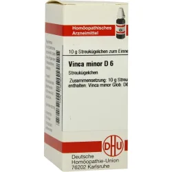VINCA MINOR D 6 Globuli 10 g Globuli