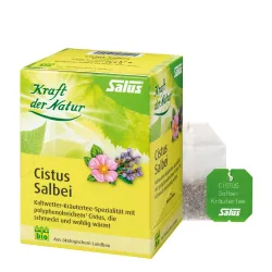 Salus Cistus Salbei Kräutertee Kraft der Natur  15 St Filterbeutel