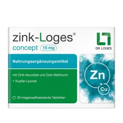 zink-Loges concept 15 mg 30 St Tabletten magensaftresistent