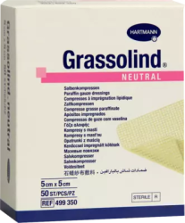 GRASSOLIND Salbenkompressen 5x5 cm steril 50 St Kompressen