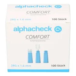 ALPHACHECK comfort Sicherheitslanzetten 28 G 1,6 mm 100 St Lanzetten