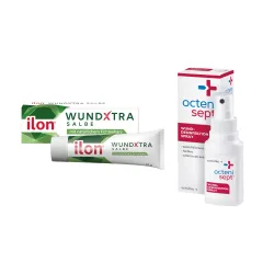 ilon WundXtra + Octenisept Wund- & Desinfektionsspray Set 1 Sparset