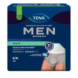 TENA MEN ACTIVE FIT PANTS NORMAL S/M 12 St