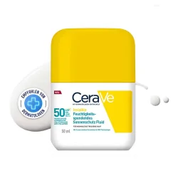 CeraVe Invisible Feuchtigkeitsspendendes Sonnenschutz Fluid LSF 50 50 ml Flüssigkeit