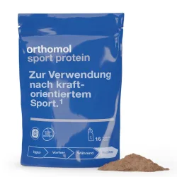 orthomol sport protein - Eiweißpulver mit Kreatin und BCAA - Schokoladen-Geschmack - Pulver