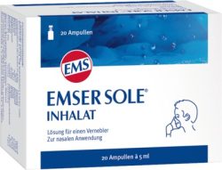 Emser Sole Inhalat 20 St Lösung für einen Vernebler