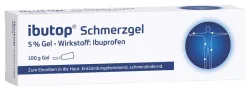 ibutop Schmerzgel 5%, bei Sport- und Alltagsverletzungen wie Prellungen, Verstauchungen oder Zerrungen 100 g Gel