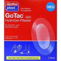 GOTAC HydroGel-Pflaster 7x10 cm steril 1 St Pflaster