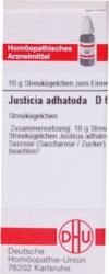 JUSTICIA adhatoda D 6 Globuli 10 g Globuli