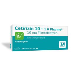Cetirizin 10 -1 A Pharma 50 St Filmtabletten
