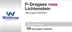P DRAGEES rosa 50 St Überzogene Tabletten