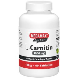 L-CARNITIN 1000 mg Megamax Tabletten 60 St Tabletten