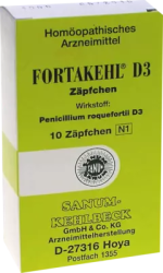 FORTAKEHL D 3 Suppositorien 10 St Suppositorien