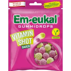 Em-eukal GUMMIDROPS VITAMIN SHOT SAUER 90 g Bonbons
