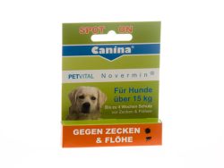 PETVITAL Novermin flüssig f.Hunde über 15 kg 4 ml Flüssigkeit