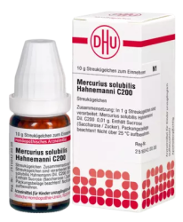 MERCURIUS SOLUBILIS Hahnemanni C 200 Globuli 10 g Globuli