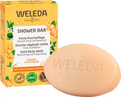 Weleda Feste Duschpflege Ingwer + Petitgrain 75 g Seife