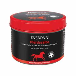 ENSBONA Pferdesalbe mit Rosmarin, Arnika, Rosskastanie & Kampfer 500 ml Salbe