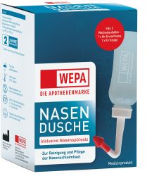 WEPA Nasendusche inklusive  Nasenspülsalz 1 Packung