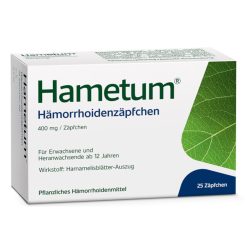 Hametum Hämorrhoidenzäpfchen 25 St Suppositorien