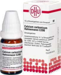 CALCIUM CARBONICUM Hahnemanni C 200 Globuli 10 g Globuli
