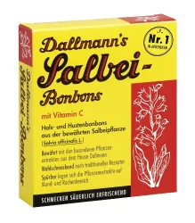 Dallmann's Pharma Candy GmbH, Dallmann´s Salbei-Bonbons mit Vitamin C 20 St Bonbons