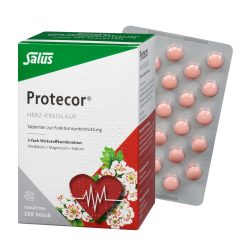 Salus PROTECOR Herz-Kreislauf Tabletten zur Funktionsunterstützung 250 St Überzogene Tabletten