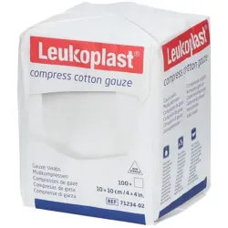 Leukoplast Kompressen 10x10cm 8-fach 100 St Kompressen