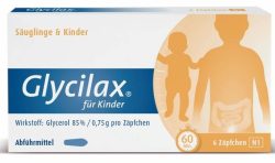 Glycilax für Kinder 6 St Kinder- und Säuglings-Suppositorien
