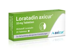 Loratadin axicur 10 mg Tabletten 20 St Tabletten