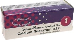 SCHUCKMINERAL Globuli 1 Calcium fluoratum D12 7.5 g Globuli