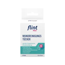 flint Med WUNDREINIGUNGS TÜCHER  20 St Tücher