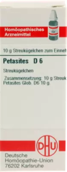 PETASITES D 6 Globuli 10 g Globuli