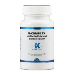 KLEAN LABS B-COMPLEX mit Methylfolat und Intrinsic Factor 60 St Kapseln