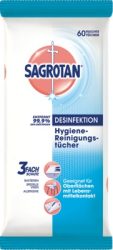 SAGROTAN DESINFEKTION Hygiene-Reinigungstücher 60 St Tücher
