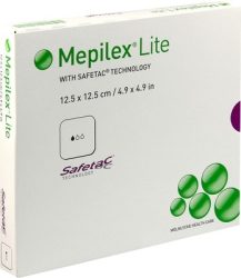 MEPILEX Lite Schaumverband 12,5x12,5 cm steril 5 St Verband