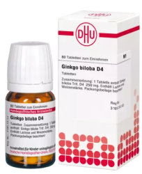 GINKGO BILOBA D 4 Tabletten 80 St Tabletten