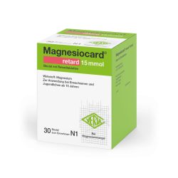 MAGNESIOCARD retard 15 mmol Beutel m.ret.Filmtabl. 30 St Beutel mit retardierten Filmtabletten
