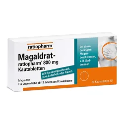 Magaldrat-ratiopharm 800 mg Kautabletten 20 St Tabletten
