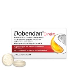Dobendan Direkt - bei Halsschmerzen 24 St Lutschtabletten