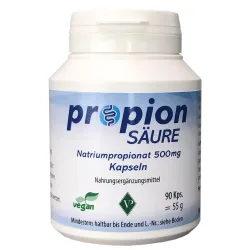 propionSÄURE 500mg vegan 90 St Kapseln