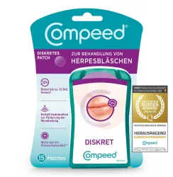 Perrigo Deutschland GmbH, Compeed HERPES Patches DISCRET mit APPLIKATOR 15 St Pflaster