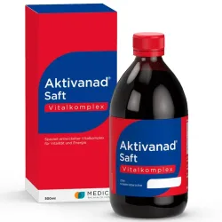 Aktivanad Saft 500ml bei Erschöpfung wegen Vitamin-B Mangel 500 ml Saft