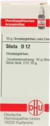 STICTA D 12 Globuli 10 g Globuli