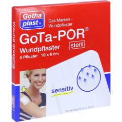 GOTA-POR Wundpflaster steril 60x100 mm 5 St Pflaster
