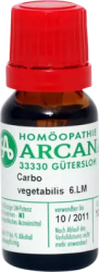CARBO VEGETABILIS LM 6 Dilution 10 ml Dilution