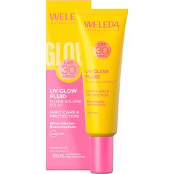 WELEDA UV GLOW FLUID LSF30 30 ml Flüssigkeit