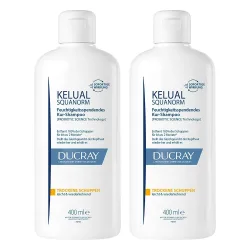 DUCRAY KELUAL SQUANORM Shampoo trockene Schuppen Doppelpack  2X400 ml Shampoo