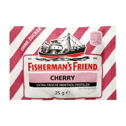 FISHERMANS FRIEND Cherry ohne Zucker Pastillen 25 g Pastillen