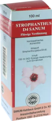 STROPHANTHUS D 4 Sanum Tropfen 100 ml Tropfen